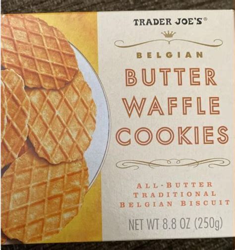 Waffle Cookies Trader Joes Belgian Yummy Treats Waffles Biscuits Butter Tasty Bread