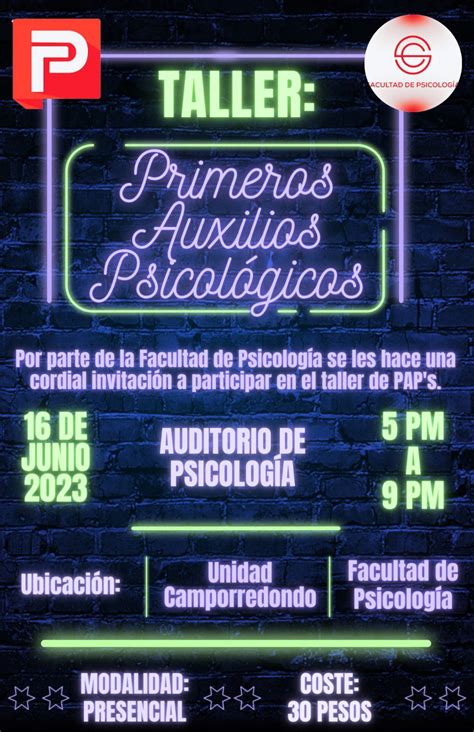 Conoce Sobre Los Primeros Auxilios Psicol Gicos En Taller Que Imparte