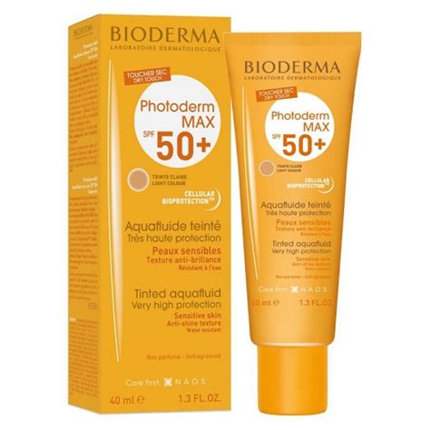 Bioderma Photoderm Max Aquafluid Teinte Claire Spf 50 40ml Buy