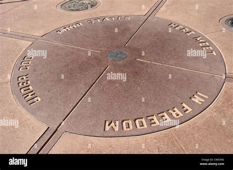 Four Corners Monument Hi Res Stock Photography And Images Alamy