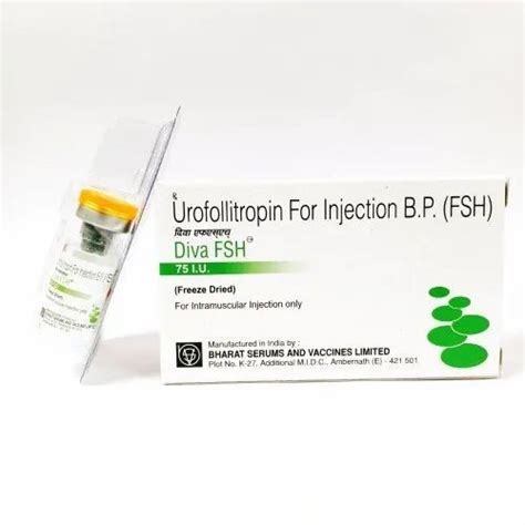 0 5ML 75 IU Urofollitropin FSH Injection Packaging Type Box Dose