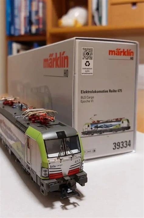 Märklin HO 39334 Elektrolokomotive Reihe 475 BLS Cargo mfx Sound NEU