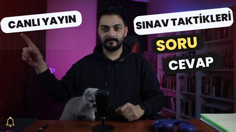 Canli Yayinda Sorularinizi Yanitliyorum Sinav Takt Kler Soru Cevap