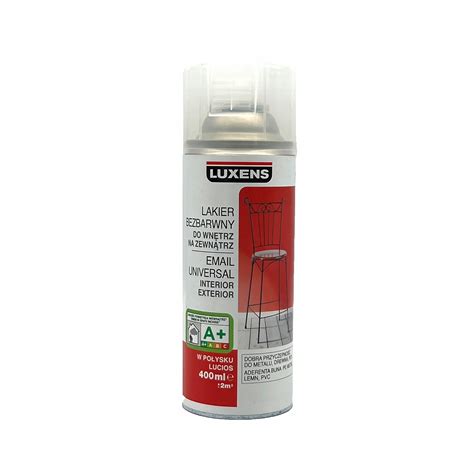 Lakier bezbarwny połysk w sprayu 400ml uniwersalny 00000 Cena