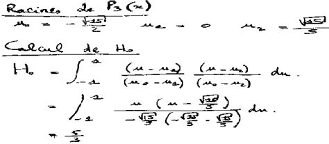 Calcul Numérique Dune Intégrale Méthode De Gauss