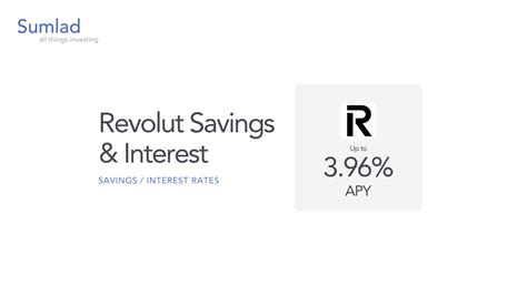 Revolut Savings In Ireland Paying 351 To 396 Interest Sumlad