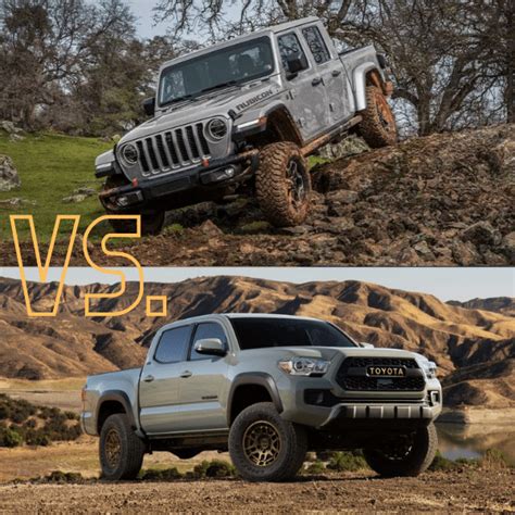 Total Imagen Jeep Wrangler Vs Toyota Tacoma Abzlocal Mx