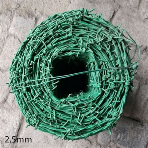 Stainless Steel 2 5mm PVC Coated Barbed Wire 0 6mm At Rs 140 Kg In