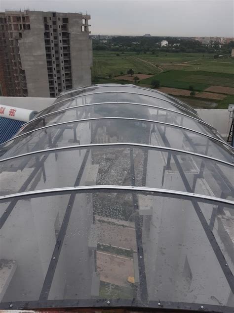 Transparent Embossed Polycarbonate Roofing Sheet For Residential And