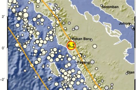 Gempa Magnitudo 6 2 Di Sumatra Barat Akibat Aktivitas Sesar Sumatera