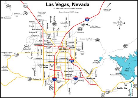 Mapa De Las Vegas Guía De Las Lugares Turísticos