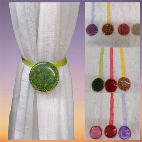 New Design Curtain Tie Back Holder With Magnet Ass 2PCS Shopee Philippines