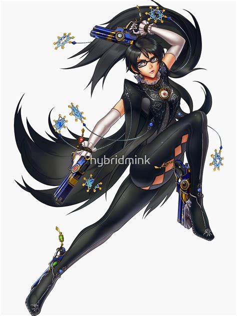 Bayonetta Sticker For Sale By Hybridmink Redbubble