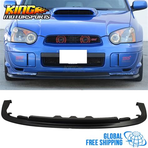 Fit For Subaru Impreza Wrx Sti V Limited Front Bumper Lip Pp