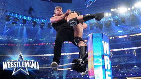 Pat Mcafee Delivers A Stupendous Superplex Wrestlemania Wwe