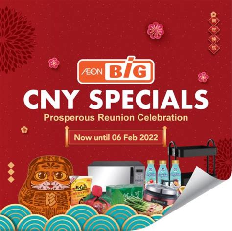 AEON BiG CNY Prosperous Reunion Celebration Promotion Valid Until 6