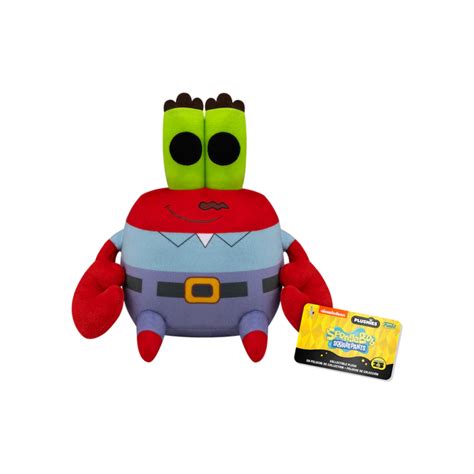 Spongebob Squarepants Mr Krabs 25th Anniversary 7 Pop Plush By