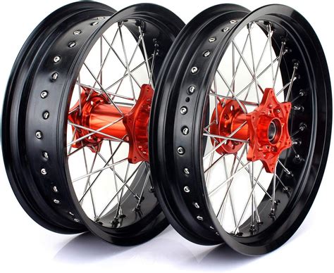 Amazon TARAZON 17 X 3 5 17 X 4 25 Supermoto Wheels Rims For Suzuki