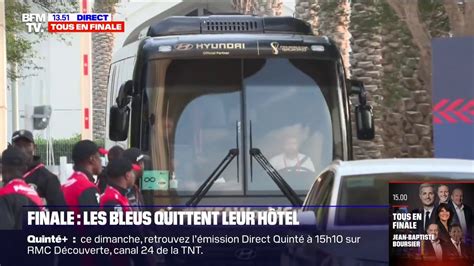 Bfmtv On Twitter Les Bleus Viennent De Quitter Leur H Tel Pour Le