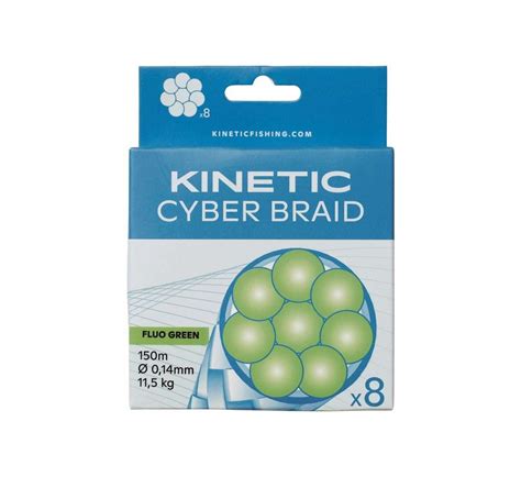 Kinetic Ra Braid Fluo Green M Chy A Pus