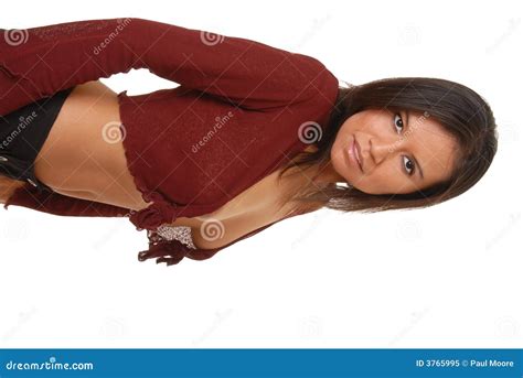Lovely Brunette Girl Stock Image Image Of Girl People