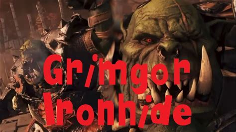 Warhammer LORE Grimgor Ironhide YouTube