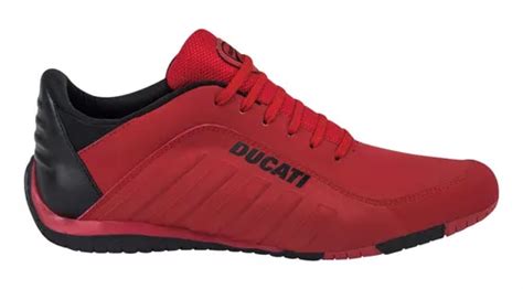 Tenis Ducati Hombre Rojos Street Style Envío gratis