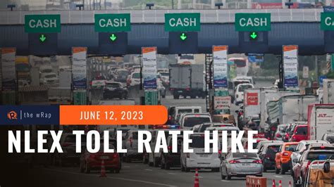 Nlex To Hike Toll Rates Starting June 15 Video Dailymotion