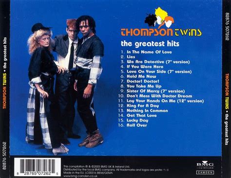 Thompson Twins The Greatest Hits 2003 Avaxhome