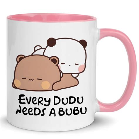 Kubek Ceramiczny PREZENT MISIE BUBU I DUDU CUTE BEAR WZORY 300ml