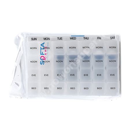 softa care pill box   super