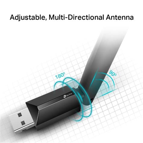 Archer T2U Plus AC600 Adaptador USB Inalámbrico de Alta Ganancia