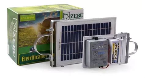 Kit De Electrificador Solar Para Vallas El Ctricas Rurales Bater A