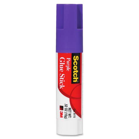 3m Scotch Permanent Glue Stick Purple 52 Oz