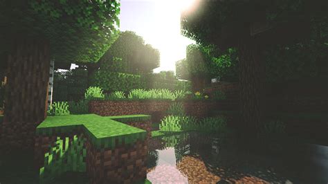 Minecraft Shaders 1080p Hd Wallpaper