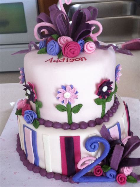 Fondant Decorations With Gumpaste Ribbons And Swirls