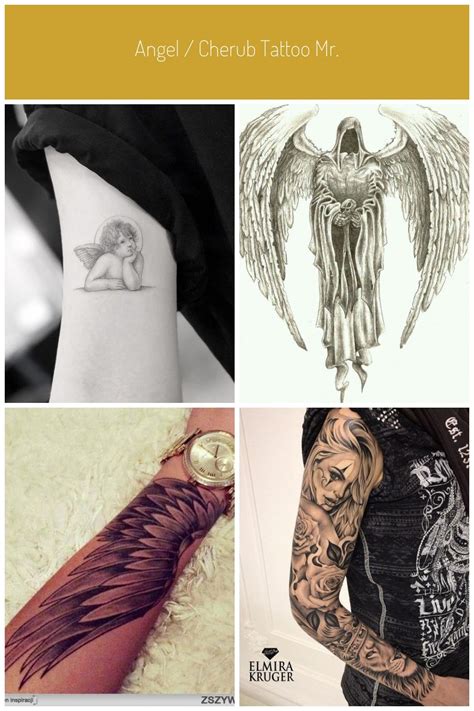 27 Awesome Cherub Angel With Gun Tattoo Ideas In 2021