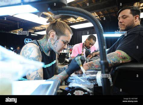 Ink Master Contestant Tyler Nolan Left Craig Foster Center Sink