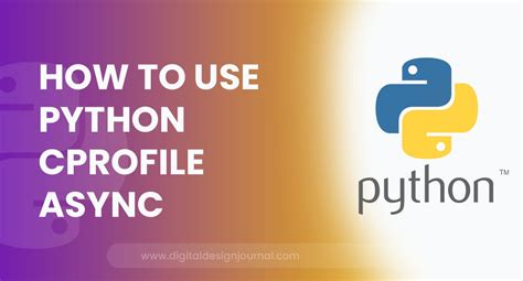 How To Use Python CProfile Async