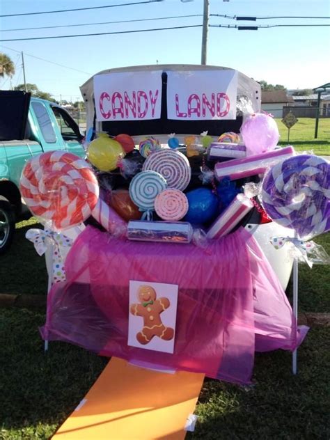 DIY Candyland Trunk or Treat Decorations