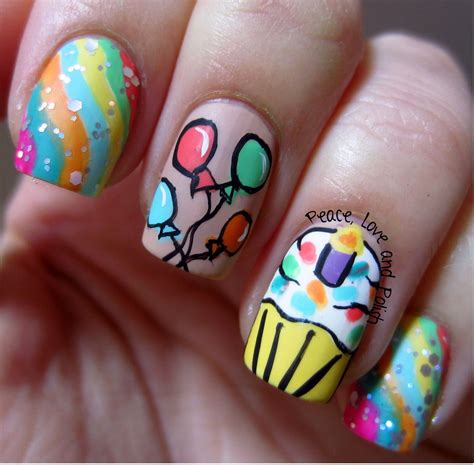 Birthday Nails Birthday Nail Art Birthday Nails Nail Art Designs