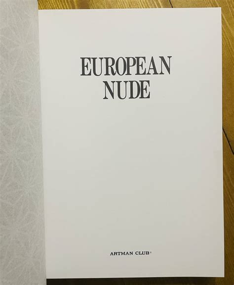 Yahoo オークション a42 美本 EUROPEAN NUDE GB ARTMAN CLUBアー