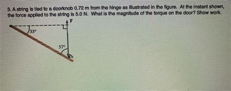 Solved Questions Torque And Equilibrium Extended Free Body Chegg