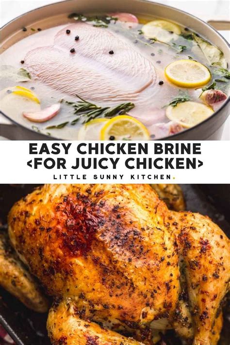 The Best Chicken Brine Recipe To Add Moisture And Flavor To The Chicken