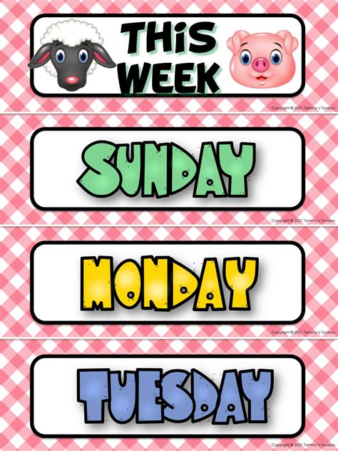 Farm Theme Classroom Calendar Set | Made By Teachers