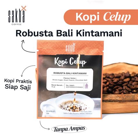 Jual Kopi Sachet Celup Robusta Bali Kintamani Saset Asli Murni Tanpa