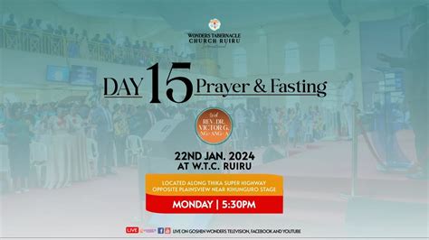 Day Fifteen Days Of Prayers And Fasting For Our Season Of