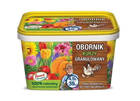 Obornik Kurzy Pro Natura Granulowany L Naturalny Naw Z Organiczny Do