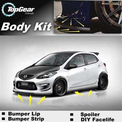 For Mazda 2 For Mazda2 M2 Demio Dw Dy De Dj Bumper Lip Front Spoiler