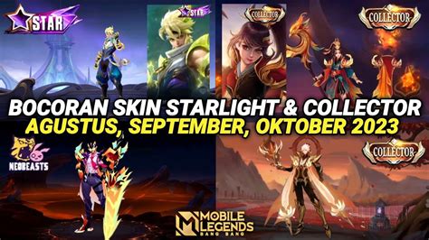 Bocoran Skin Collector Starlight Agustus September Oktober Ada